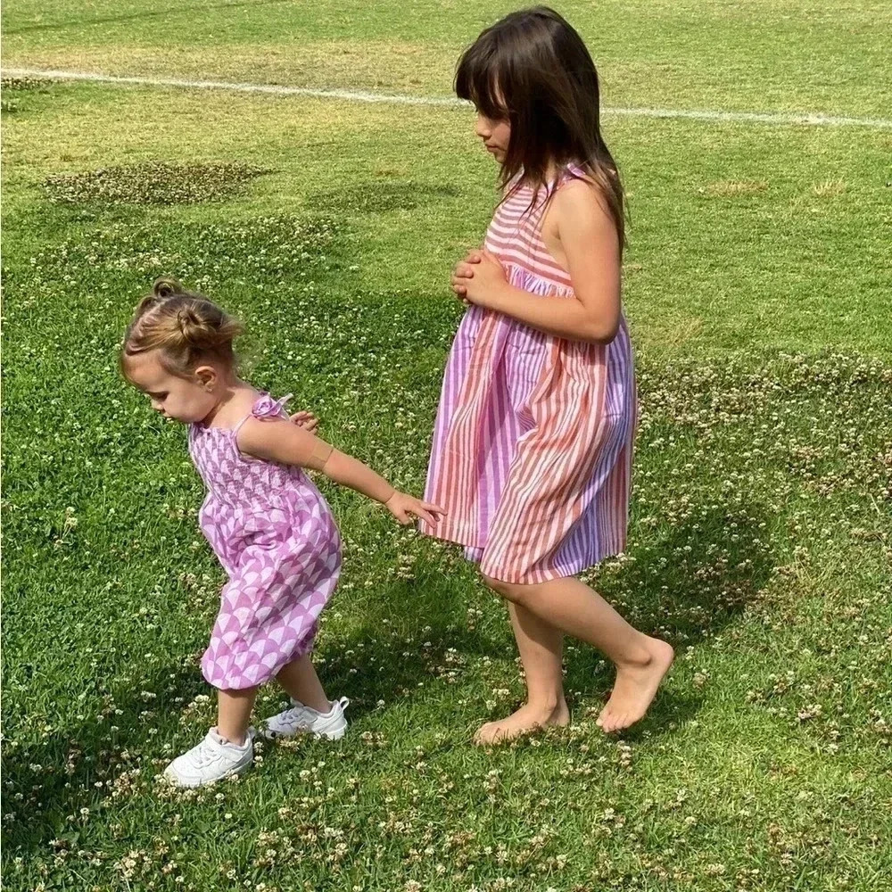 OLIPHANT pink cotton dress